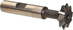 Keo - 3/4° 3/4" Cut Diam, 3/16" Cut Width, 3/8" Shank, High Speed Steel Double-Angle Cutter - Exact Tool & Supply