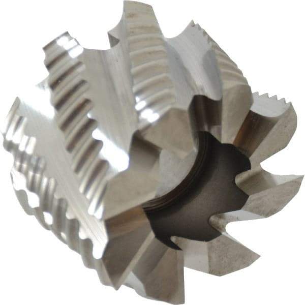 Keo - 2" Diam, 3/4" Arbor Hole Diam, 1-3/8" Length of Cut, 8 Flute, Cobalt, Rougher Shell End Mill - Right Hand Cut, Right Hand Spiral Flute, Uncoated - Exact Tool & Supply