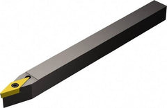 Sandvik Coromant - SVVB, Neutral Cut, 17.50° Lead Angle, 1/2" Shank Height x 1/2" Shank Width, Neutral Rake Indexable Turning Toolholder - 5" OAL, VBMT 11 03 04 Insert Compatibility, Series CoroTurn 107 - Exact Tool & Supply