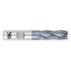 3/8 x 3/8 x 7/8 x 2-5/8 4 Fl HSS-CO Roughing Non-Center Cutting End Mill -  TiALN - Exact Tool & Supply