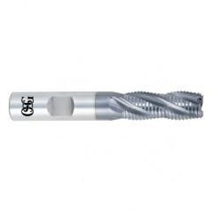 1/4 Dia. x 4 Overall Length 5-Flute Square End Solid Carbide SE End Mill-Round Shank-Center Cutting-Uncoated - Exact Tool & Supply