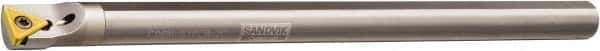 Sandvik Coromant - 1/2" Min Bore Diam, 6" OAL, 3/8" Shank Diam, C..STFCR/L Indexable Boring Bar - Screw-On Holding Method - Exact Tool & Supply