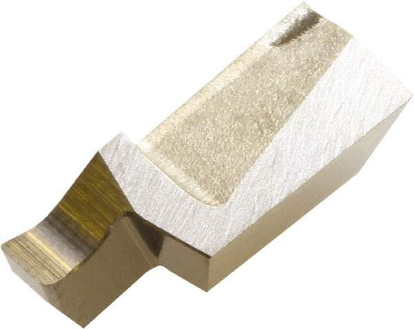 Kyocera - 150GV Grade TC40, Cermet Grooving Insert - Right Hand, TiC/TiN Finish - Exact Tool & Supply