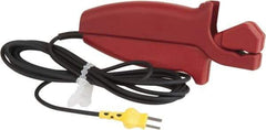 Cooper - -20 to 300°F, K Pipeclamp, Thermocouple Probe - 10 Ft. Cable Length, Mini Connector, 2 Sec Response Time - Exact Tool & Supply