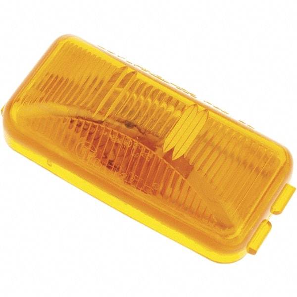 Truck-Lite - 2-1/2" Long, 0.33 Amp, Incandescent Side Marker Light Kit - 12 Volts, Yellow - Exact Tool & Supply