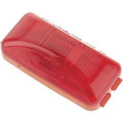 Truck-Lite - 2-1/2" Long, 0.33 Amp, Incandescent Side Marker Light Kit - 12 Volts, Red - Exact Tool & Supply