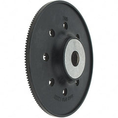 Made in USA - 5" Diam Disc Backing Ribber Backing Pad - Exact Tool & Supply