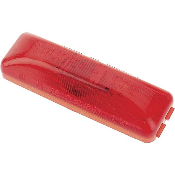 Truck-Lite - 3-7/8" Long, 0.33 Amp, Incandescent Side Marker Light Kit - 12 Volts, Red - Exact Tool & Supply