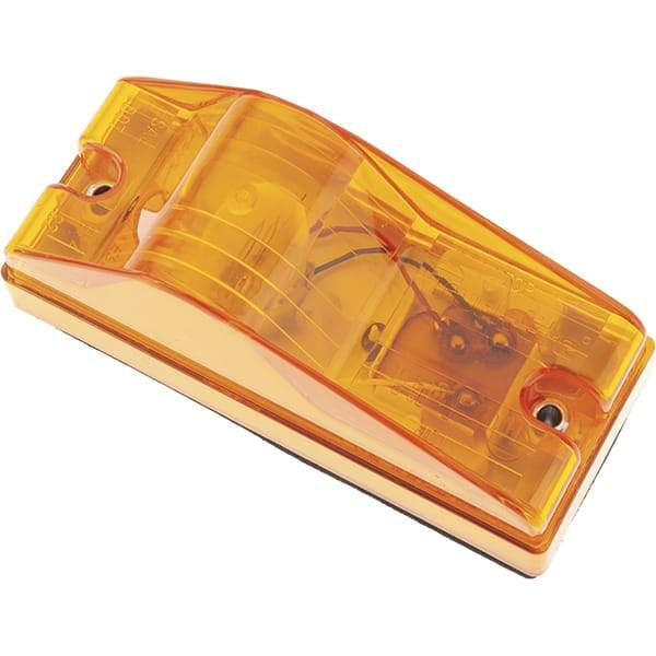 Truck-Lite - 6" Long, 0.49 to 2.1 Amp, Yellow Stop, Turn & Tail Light - 12 Volts - Exact Tool & Supply