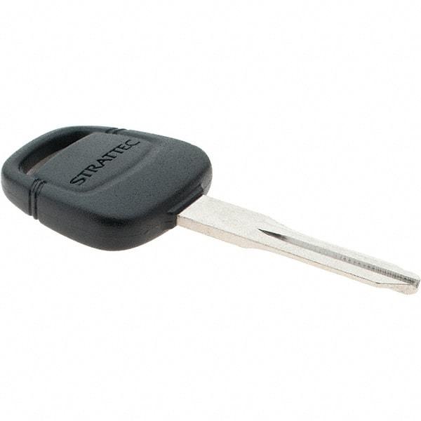 Value Collection - Strattec Transponder Key Blank - Nickel/Plastic - Exact Tool & Supply
