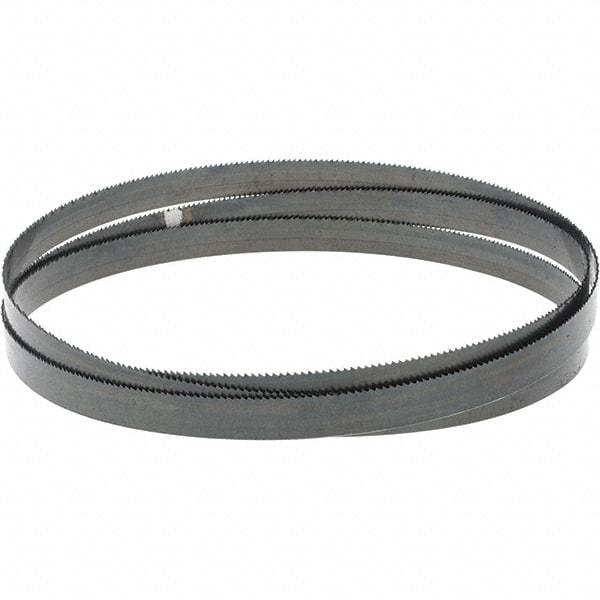 M.K. MORSE - 14 TPI, 5' 4-1/2 Long x 1/2" Wide x 0.02" Thick, Welded Band Saw Blade - Carbon Steel, Toothed Edge, Raker Tooth Set, Hard Back, Contour Cutting - Exact Tool & Supply