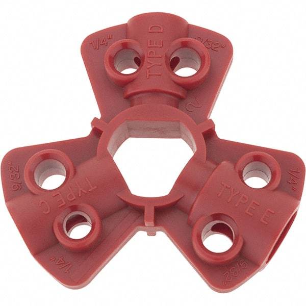 Brady - Pneumatic Quick Disconnect Lockout - 9/32" Max Shackle Diam - Exact Tool & Supply