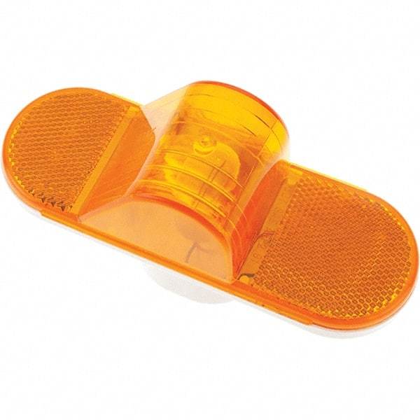 Truck-Lite - 6-1/2" Long, 0.49 to 2.1 Amp, Yellow Turn Signal & Marker Light - 12 Volts - Exact Tool & Supply