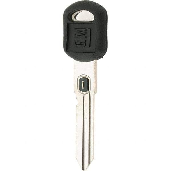 Made in USA - GM VATS Key Blank - Nickel/Plastic - Exact Tool & Supply