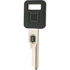 Made in USA - GM VATS Key Blank - Nickel/Plastic - Exact Tool & Supply