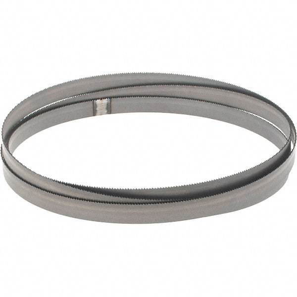 M.K. MORSE - 18 TPI, 5' 4-1/2 Long x 1/2" Wide x 0.025" Thick, Welded Band Saw Blade - Bi-Metal, Toothed Edge, Raker Tooth Set, Flexible Back, Contour Cutting - Exact Tool & Supply