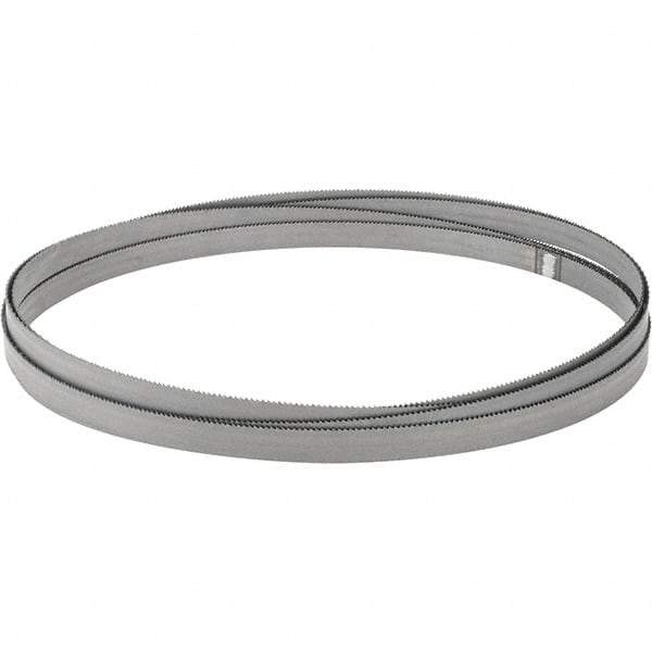 M.K. MORSE - 14 TPI, 12' 6 Long x 1/2" Wide x 0.025" Thick, Welded Band Saw Blade - Bi-Metal, Toothed Edge, Raker Tooth Set, Hard Back, Contour Cutting - Exact Tool & Supply