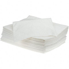 Brady SPC Sorbents - 26 Gal Capacity per Package, Oil Only Pad - 19" Long x 15" Wide, White - Exact Tool & Supply