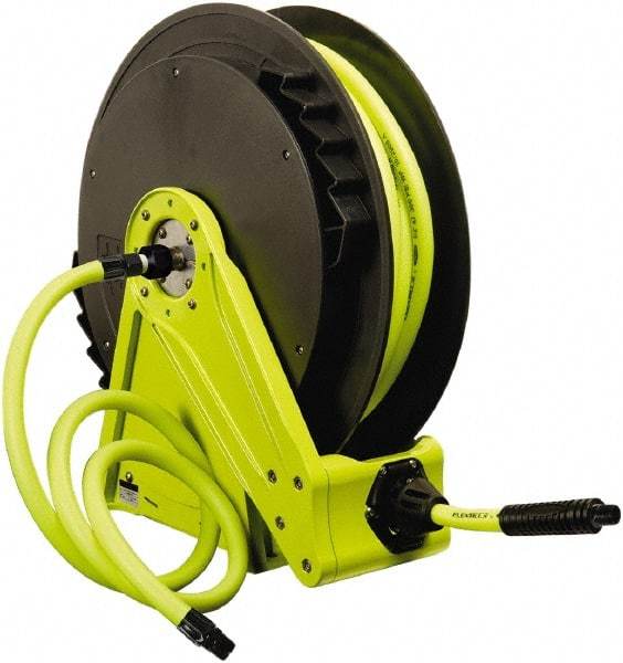 Legacy - 50' Spring Retractable Hose Reel - 300 psi, Hose Included - Exact Tool & Supply