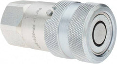 Parker - 1/2 NPSF Steel Hydraulic Hose Coupler - -8 Hose Size, 1/2" Hose Diam - Exact Tool & Supply