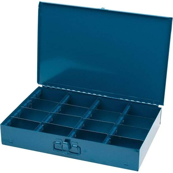 Value Collection - Small Parts Storage Box - Steel Frame, Adjustable Compartments - Exact Tool & Supply