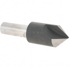 Value Collection - 5/8" Head Diam, 3/8" Shank Diam, 1 Flute 82° High Speed Steel Countersink - Exact Tool & Supply
