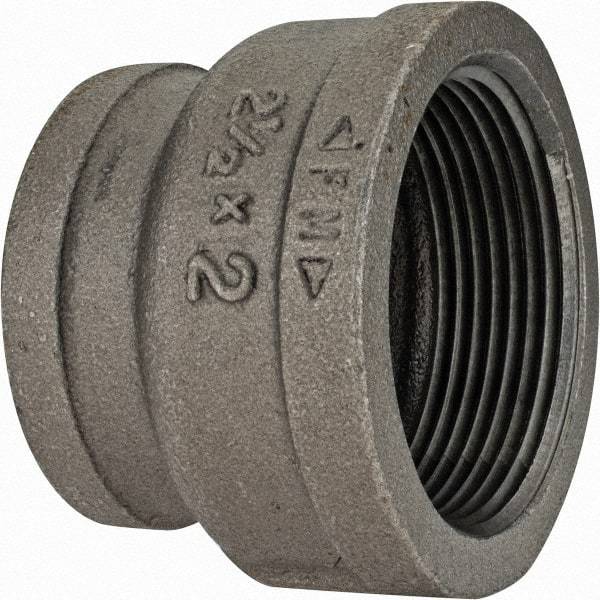 Value Collection - Size 3 x 2", Class 150, Malleable Iron Galvanized Pipe Reducing Bushing - 150 psi, Threaded End Connection - Exact Tool & Supply