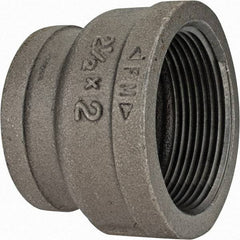 Value Collection - Size 3 x 2", Class 150, Malleable Iron Galvanized Pipe Reducing Bushing - 150 psi, Threaded End Connection - Exact Tool & Supply