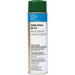 Made in USA - Spray Paints Type: Spray Paint Color: Safety Green - Exact Tool & Supply