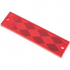 Truck-Lite - 1-1/4" Long x 4-5/16" Wide, Red Lens & Reflector - Acrylic - Exact Tool & Supply