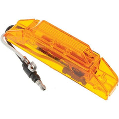 Truck-Lite - 4" Long, 0.05 Amp, LED Side Marker Light Kit - 12 Volts, Yellow - Exact Tool & Supply