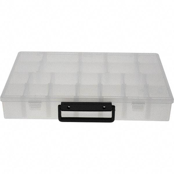 Flambeau - Tool Tray Cabinet - 13-1/2" Wide x 9" Deep x 2" High, Polymer, Clear - Exact Tool & Supply