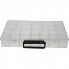 Flambeau - Tool Tray Cabinet - 13-1/2" Wide x 9" Deep x 2" High, Polymer, Clear - Exact Tool & Supply