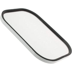 Truck-Lite - 7-1/2" Long to 5-1/2" Wide Automotive Truck Mirror Head - White, Steel - Exact Tool & Supply