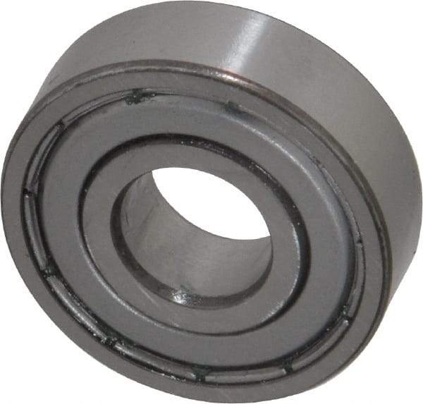 SKF - 10mm Bore Diam, 26mm OD, Double Shield Deep Groove Radial Ball Bearing - 8mm Wide, 1 Row, Round Bore, 1,960 Nm Static Capacity, 4,750 Nm Dynamic Capacity - Exact Tool & Supply
