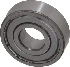 SKF - 10mm Bore Diam, 26mm OD, Double Shield Deep Groove Radial Ball Bearing - 8mm Wide, 1 Row, Round Bore, 1,960 Nm Static Capacity, 4,750 Nm Dynamic Capacity - Exact Tool & Supply