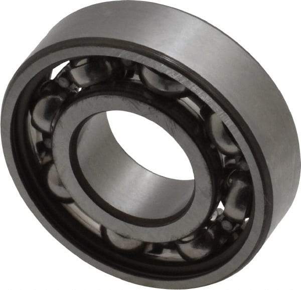 SKF - 12mm Bore Diam, 28mm OD, Open Deep Groove Radial Ball Bearing - 8mm Wide, 1 Row, Round Bore, 2,360 Nm Static Capacity, 5,400 Nm Dynamic Capacity - Exact Tool & Supply