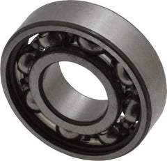 SKF - 12mm Bore Diam, 28mm OD, Open Deep Groove Radial Ball Bearing - 8mm Wide, 1 Row, Round Bore, 2,360 Nm Static Capacity, 5,400 Nm Dynamic Capacity - Exact Tool & Supply