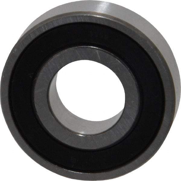 SKF - 12mm Bore Diam, 28mm OD, Double Seal Deep Groove Radial Ball Bearing - 8mm Wide, 1 Row, Round Bore, 2,360 Nm Static Capacity, 5,400 Nm Dynamic Capacity - Exact Tool & Supply