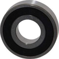 SKF - 12mm Bore Diam, 28mm OD, Double Seal Deep Groove Radial Ball Bearing - 8mm Wide, 1 Row, Round Bore, 2,360 Nm Static Capacity, 5,400 Nm Dynamic Capacity - Exact Tool & Supply
