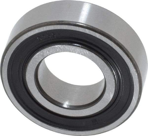 SKF - 15mm Bore Diam, 32mm OD, Double Seal Deep Groove Radial Ball Bearing - 9mm Wide, 1 Row, Round Bore, 2,850 Nm Static Capacity, 5,850 Nm Dynamic Capacity - Exact Tool & Supply