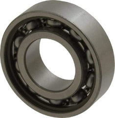 SKF - 17mm Bore Diam, 35mm OD, Open Deep Groove Radial Ball Bearing - 10mm Wide, 1 Row, Round Bore, 3,250 Nm Static Capacity, 6,370 Nm Dynamic Capacity - Exact Tool & Supply