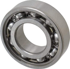 SKF - 20mm Bore Diam, 42mm OD, Open Deep Groove Radial Ball Bearing - 12mm Wide, 1 Row, Round Bore, 5,000 Nm Static Capacity, 9,950 Nm Dynamic Capacity - Exact Tool & Supply