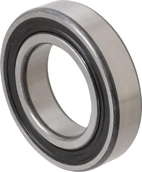 SKF - 35mm Bore Diam, 62mm OD, Double Seal Deep Groove Radial Ball Bearing - 14mm Wide, 1 Row, Round Bore, 10,200 Nm Static Capacity, 16,800 Nm Dynamic Capacity - Exact Tool & Supply