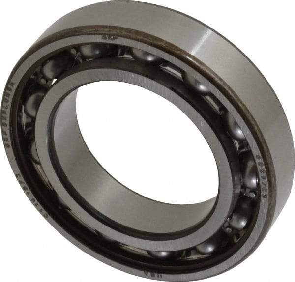 SKF - 45mm Bore Diam, 75mm OD, Open Deep Groove Radial Ball Bearing - 16mm Wide, 1 Row, Round Bore, 14,600 Nm Static Capacity, 22,100 Nm Dynamic Capacity - Exact Tool & Supply