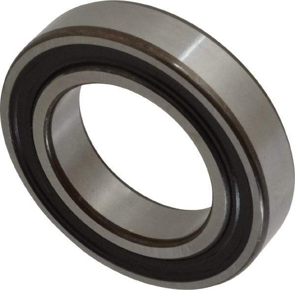 SKF - 45mm Bore Diam, 75mm OD, Double Seal Deep Groove Radial Ball Bearing - 16mm Wide, 1 Row, Round Bore, 14,600 Nm Static Capacity, 22,100 Nm Dynamic Capacity - Exact Tool & Supply
