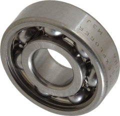SKF - 12mm Bore Diam, 32mm OD, Open Deep Groove Radial Ball Bearing - 10mm Wide, 1 Row, Round Bore, 3,100 Nm Static Capacity, 7,280 Nm Dynamic Capacity - Exact Tool & Supply