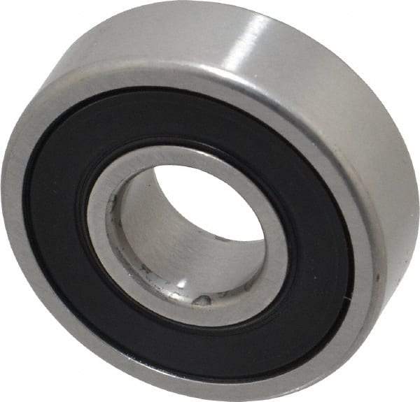 SKF - 12mm Bore Diam, 32mm OD, Double Seal Deep Groove Radial Ball Bearing - 10mm Wide, 1 Row, Round Bore, 3,100 Nm Static Capacity, 7,280 Nm Dynamic Capacity - Exact Tool & Supply