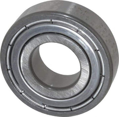 SKF - 15mm Bore Diam, 35mm OD, Double Shield Deep Groove Radial Ball Bearing - 11mm Wide, 1 Row, Round Bore, 3,750 Nm Static Capacity, 8,060 Nm Dynamic Capacity - Exact Tool & Supply