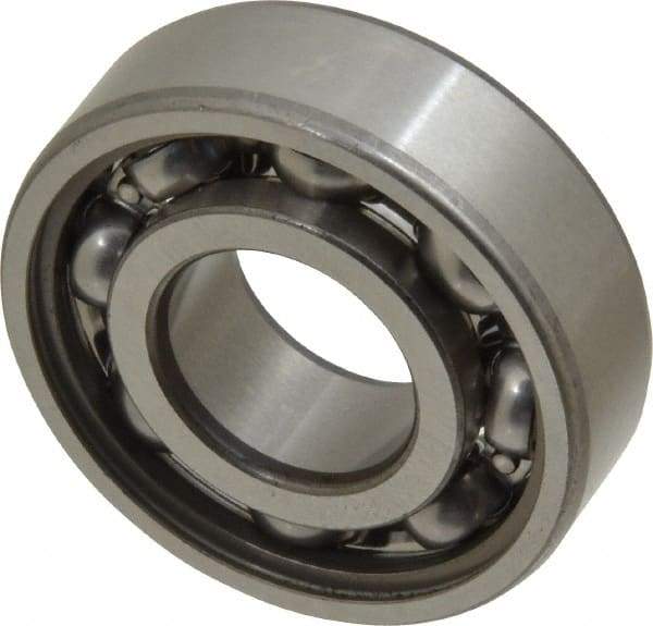 SKF - 17mm Bore Diam, 40mm OD, Open Deep Groove Radial Ball Bearing - 12mm Wide, 1 Row, Round Bore, 4,750 Nm Static Capacity, 9,950 Nm Dynamic Capacity - Exact Tool & Supply